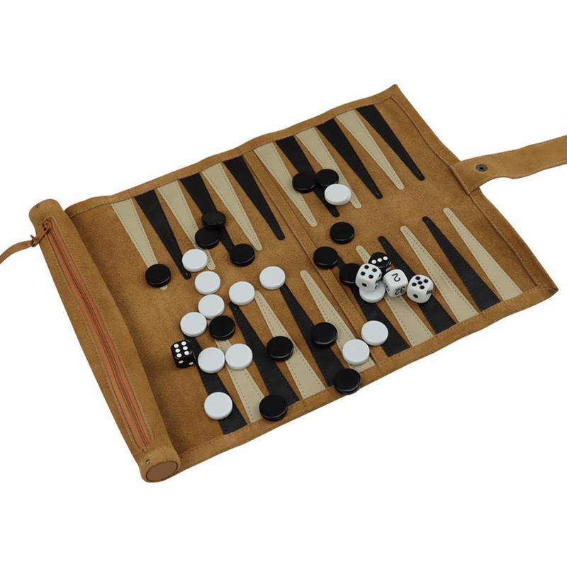 Board Game Vantage - Travel Size Backgammon Game Portable Travel