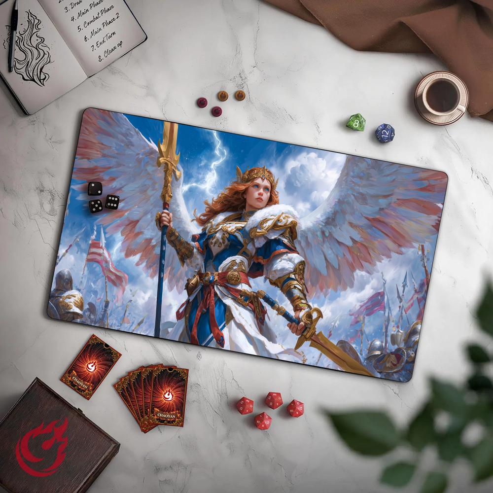 Board Game Holis - Holy Angel Commander TCG Playmat Magic