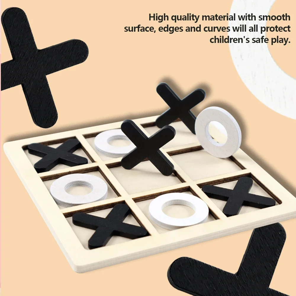 Wooden XO Tic Tac Toe Game Min - đánh giá và giá Board Game With Questions