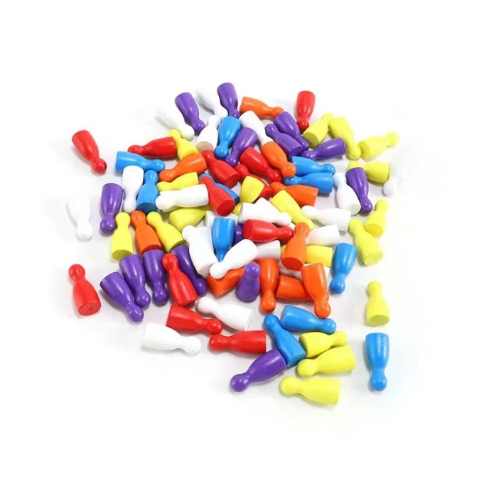 100 Pcs Colorful Wooden Chess  - đánh giá và giá Board Game Illustration