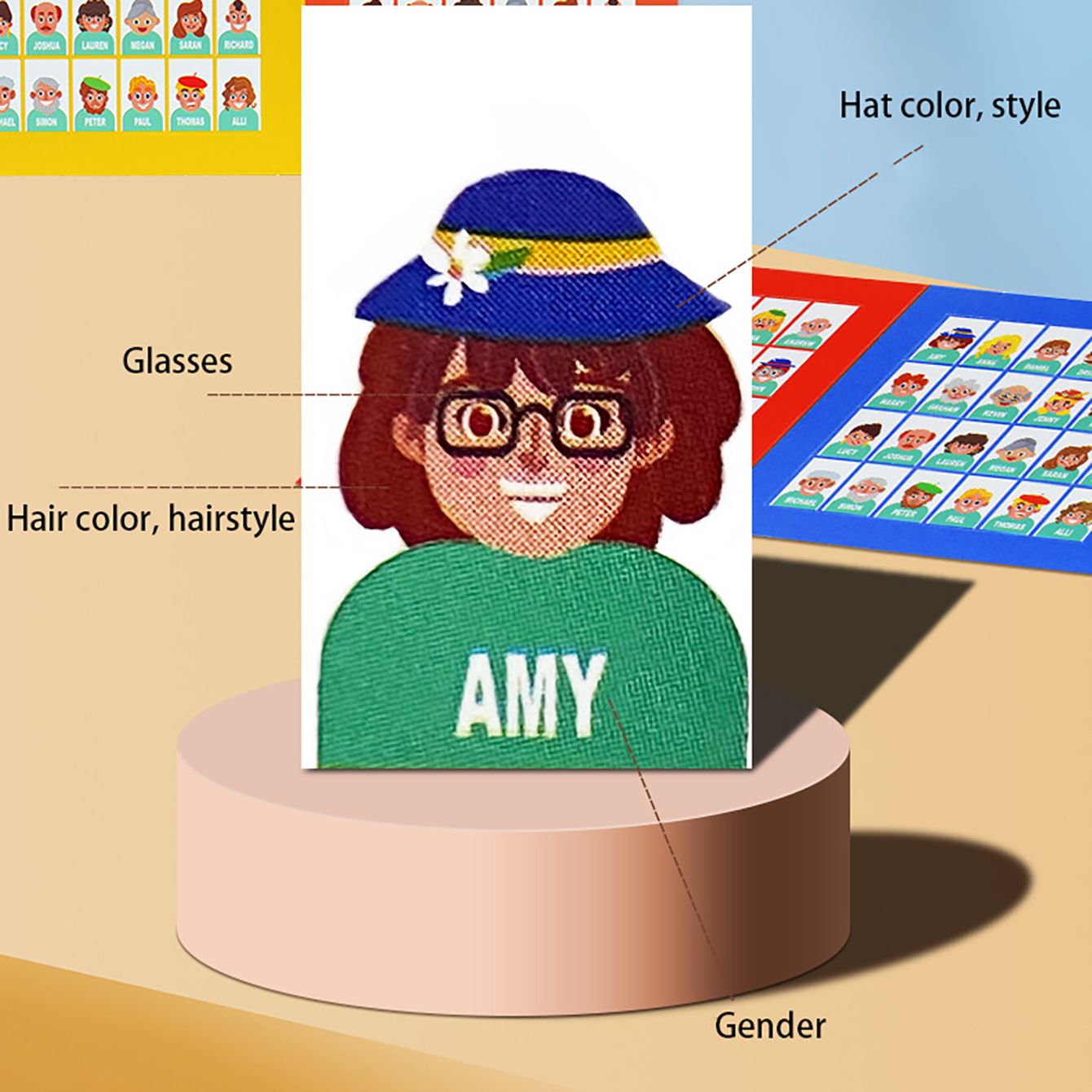 Family Guessing Board Game Who - đánh giá và giá Board Game With Questions