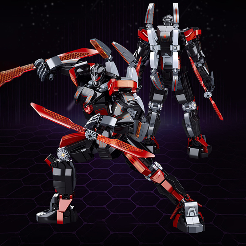 585pcs Black Red Mecha Assembl - đánh giá và giá Board Game Unmatched