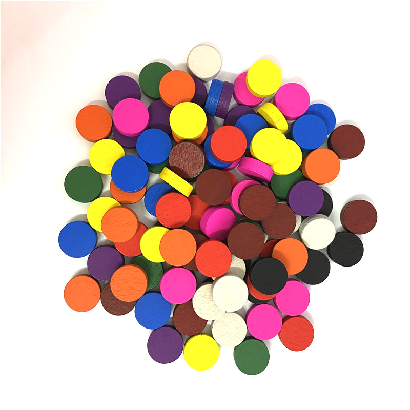 50pieces 15*5MM 11 Colors Wood - đánh giá và giá Board Game Illustration