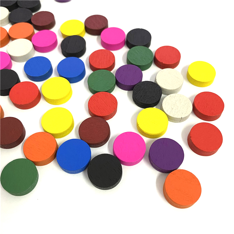 50pieces 15*5MM 11 Colors Wood - đánh giá và giá Board Game Illustration