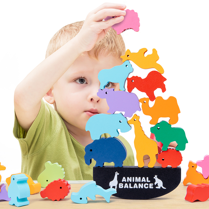 Montessori Children Wooden Ani - đánh giá và giá Board Game With Questions