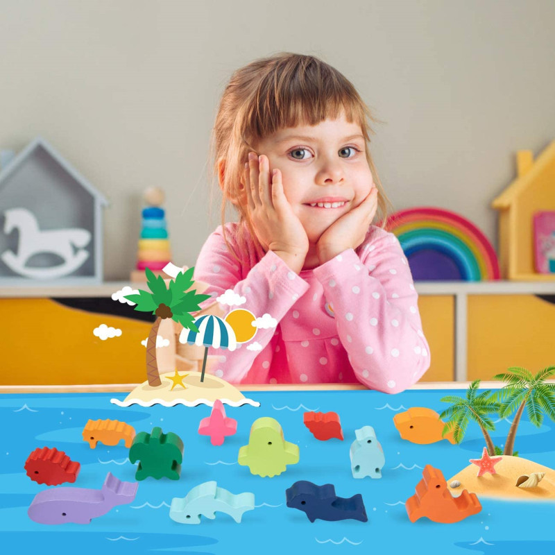 New Children Montessori Wooden - đánh giá và giá Board Game With Questions