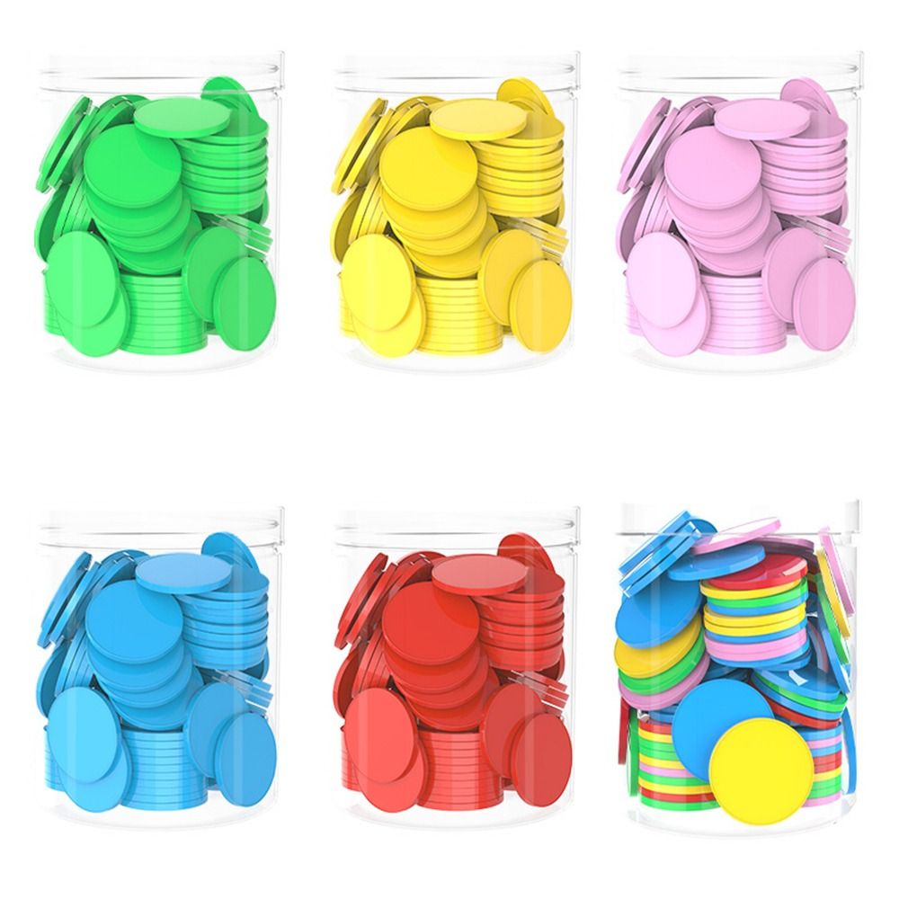 100pcs Plastic Counting Chips  - đánh giá và giá Board Game Illustration