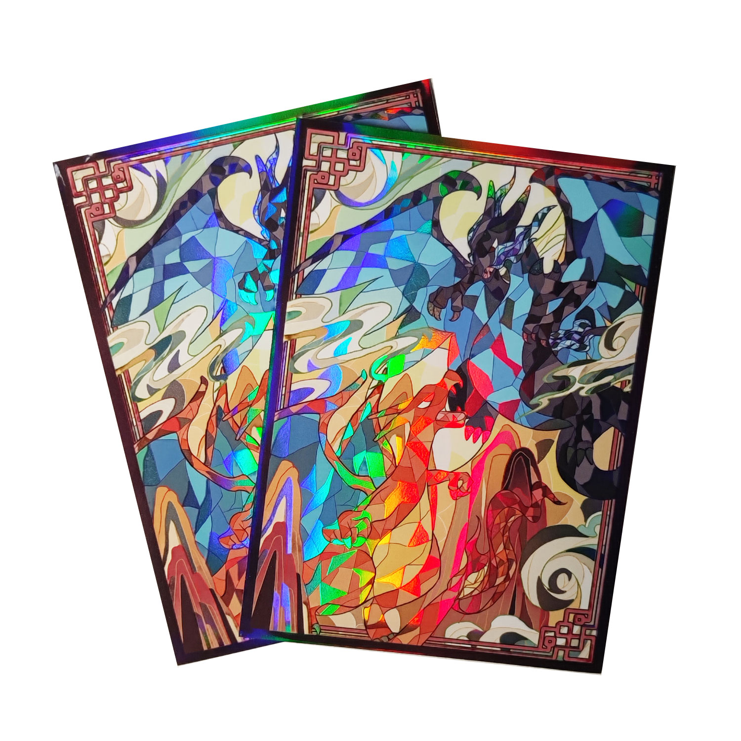 60ct Holo Card Sleeves 66x91mm - đánh giá và giá Board Game Illustration