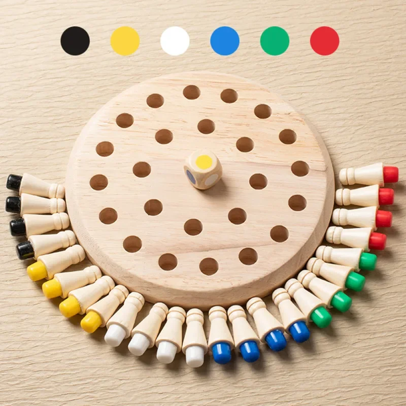 1PC Wooden Memory Match Stick  - đánh giá và giá Board Game With Questions