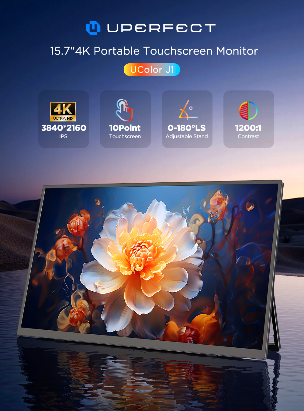 UPERFECT 4K Portable Monitor T - đánh giá và giá Board Game Journal