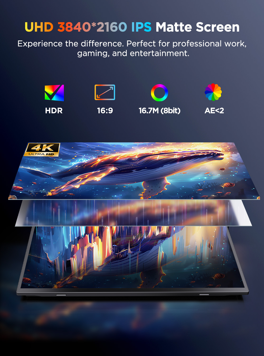 UPERFECT 4K Portable Monitor T - đánh giá và giá Board Game Journal