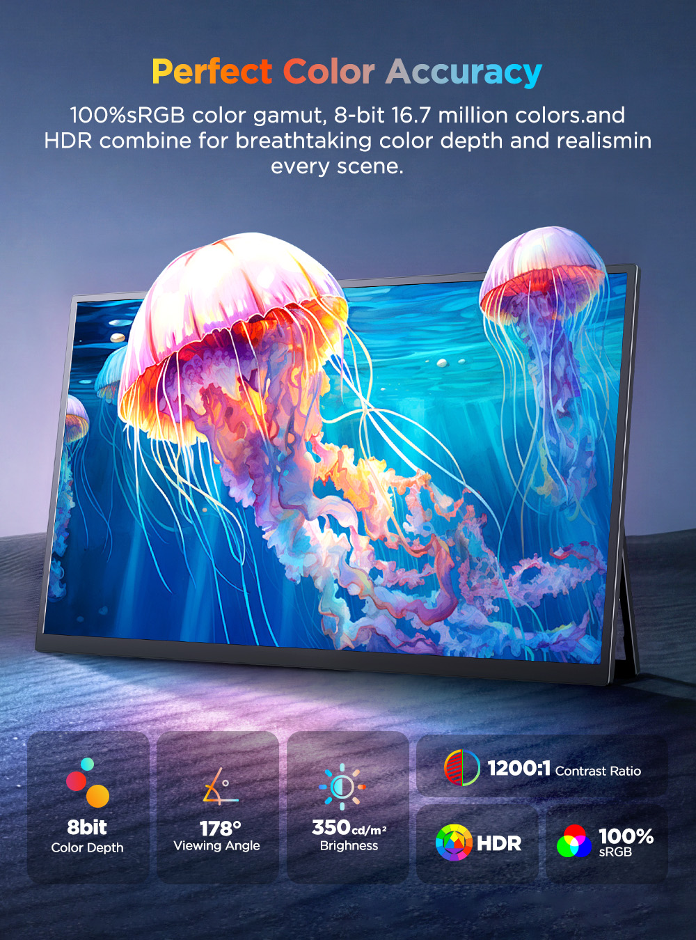 UPERFECT 4K Portable Monitor T - đánh giá và giá Board Game Journal