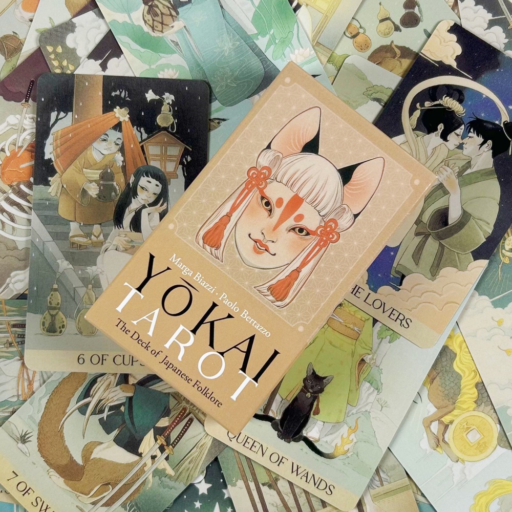 Yokai Tarot Deck 78 Pcs Cards  - đánh giá và giá Board Game Illustration