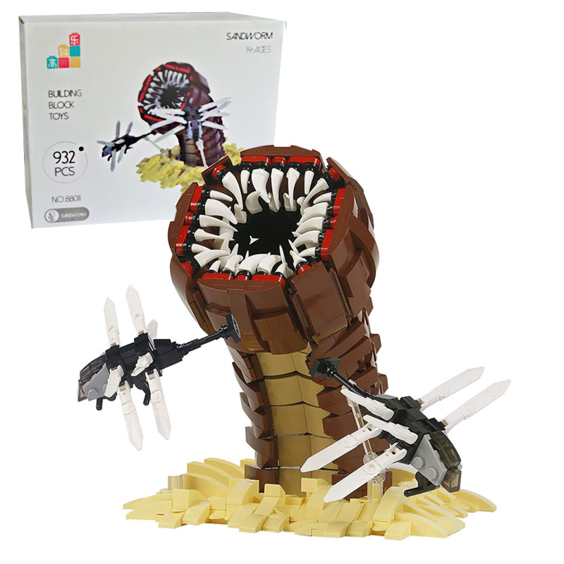 932PCS Sci-Fi Creature Model D - đánh giá và giá Board Game Dune