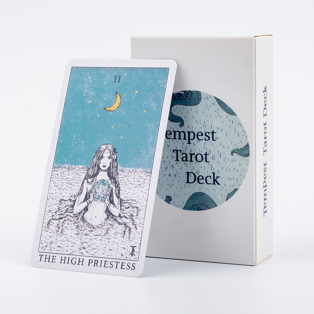 Ocean Themed Tempest Tarot  De - đánh giá và giá Board Game Illustration